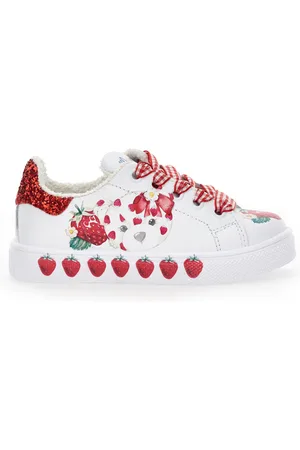 MONNALISA Strawberry print sneakers