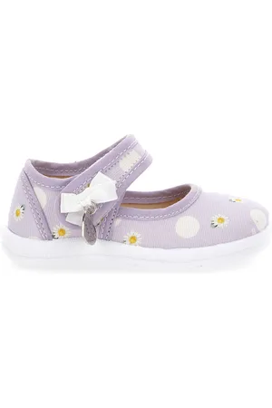 MONNALISA Polka dot ballet flats with charm