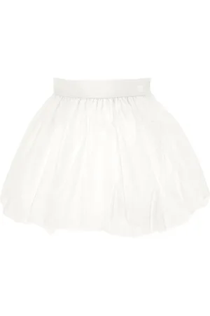 MONNALISA Puffball taffeta skirt