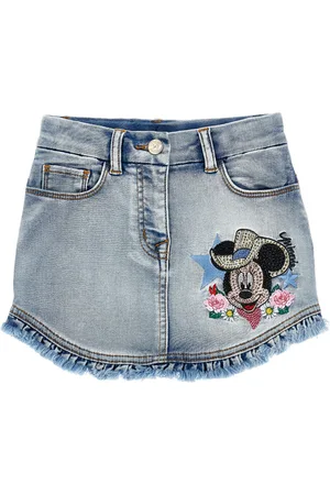 MONNALISA Minnie denim skirt