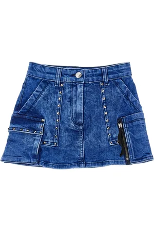 MONNALISA Denim mini skirt