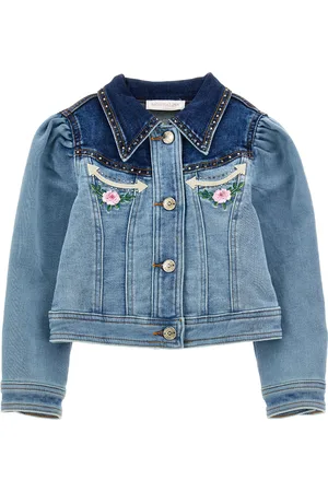 MONNALISA Fleece jeans jacket
