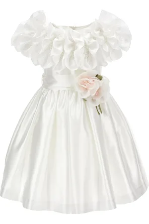 MONNALISA Venice satin dress