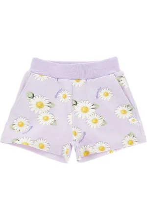 MONNALISA Daisy fleece shorts