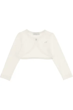MONNALISA Shaved crepe cardigan