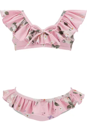 MONNALISA Flower two-piece swimsuit