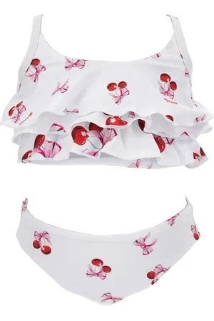 MONNALISA Two-piece swimsuit with teddy bear