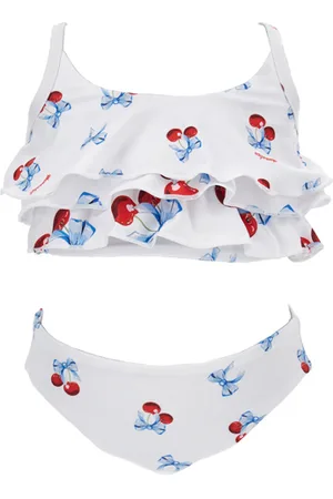MONNALISA Two-piece swimsuit with teddy bear