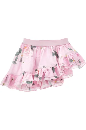 MONNALISA Muslin beach skirt