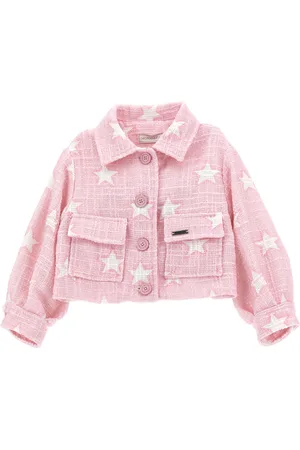 MONNALISA Star boucl?? short jacket