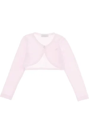 MONNALISA Shaved crepe cardigan