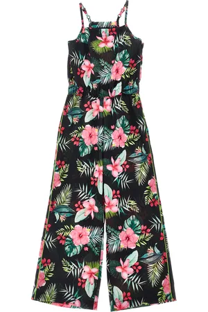 MONNALISA Jungle print jumpsuit