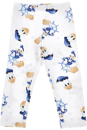 MONNALISA Donald Duck jersey leggings