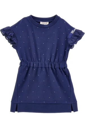 MONNALISA Rhinestone sweatshirt dress