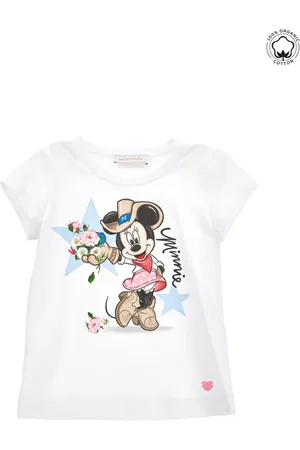 MONNALISA Minnie organic cotton T-shirt