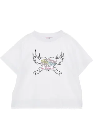 Chiara Ferragni CFPunk cropped T-shirt with lace