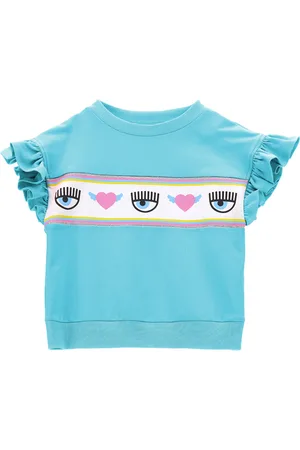 Chiara Ferragni CFMaxilogomania sweatshirt with ruffles