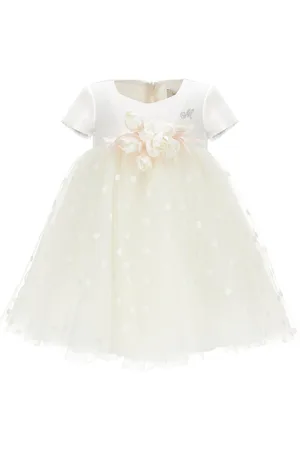 MONNALISA High-waisted tulle dress