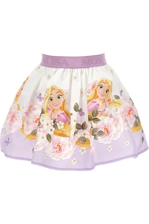 MONNALISA Rapunzel poplin skirt