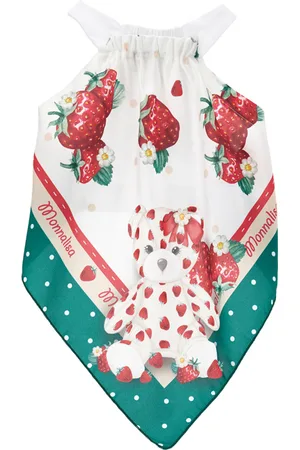 MONNALISA Printed satin top