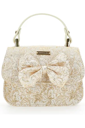 MONNALISA Lurex brocade handbag