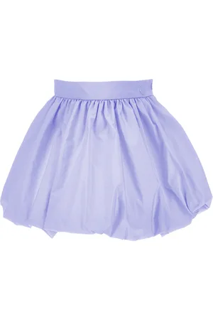 MONNALISA Puffball taffeta skirt