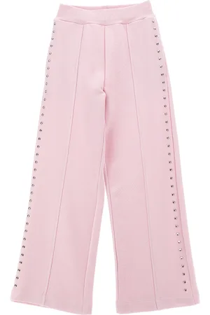 MONNALISA Palazzo fleece trousers