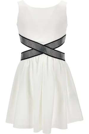 MONNALISA Milano stitch dress with cut out