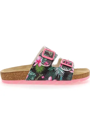 MONNALISA Jungle sandals with double buckle