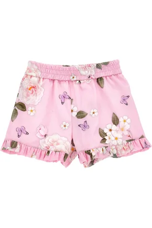 MONNALISA Bouquet print shorts
