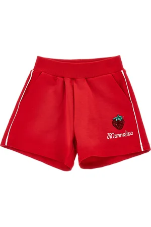MONNALISA Two-tone fleece shorts