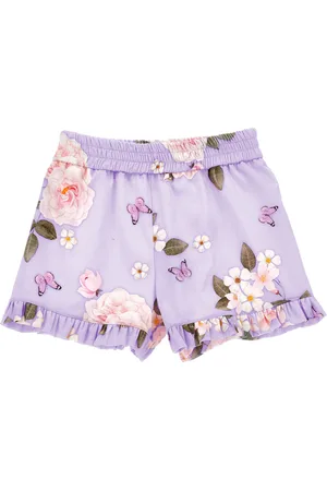 MONNALISA Bouquet print shorts