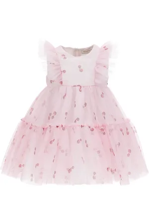 MONNALISA Cherry tulle dress