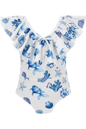 MONNALISA Marine stretch swimsuit