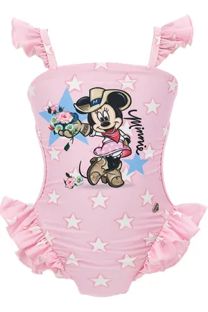 MONNALISA Minnie stretch one-piece swimsuit