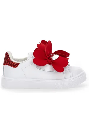 MONNALISA Sneakers with fabric petals