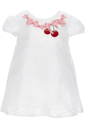 MONNALISA Lace muslin dress