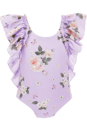 MONNALISA Floral one-piece swimsuit