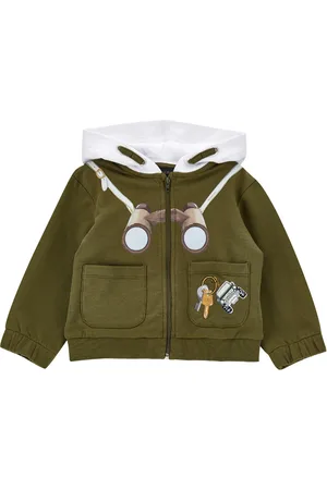 MONNALISA Binocular print hoodie
