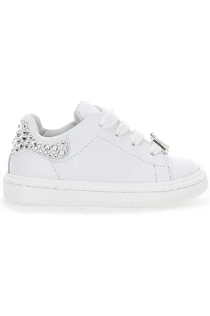 MONNALISA Nappa trainers with crystals