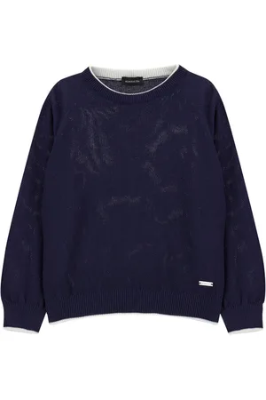 MONNALISA Seedstitch knit pullover