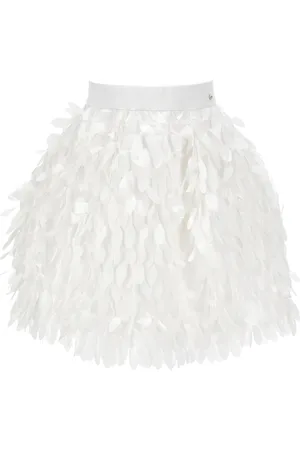 MONNALISA A-line satin skirt