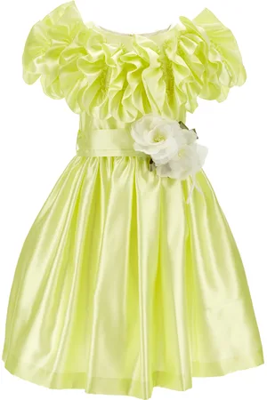 MONNALISA Venice satin dress