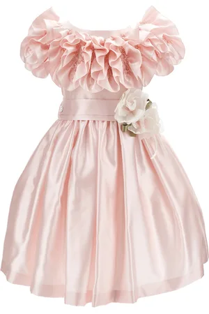 MONNALISA Venice satin dress