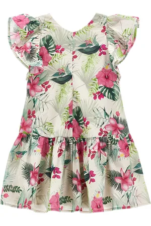 MONNALISA Flared muslin dress