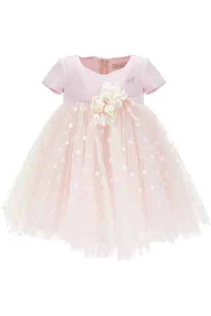 MONNALISA High-waisted tulle dress