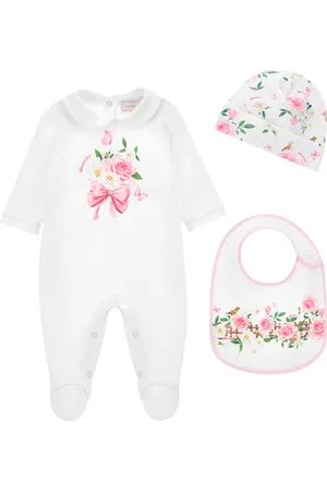 MONNALISA Floral cotton suit three pieces
