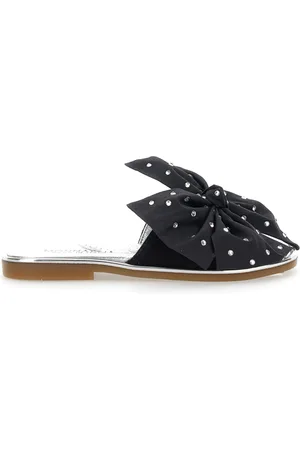 MONNALISA Crust slippers with maxi bow