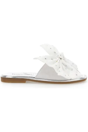 MONNALISA Crust slippers with maxi bow