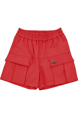 MONNALISA Poplin cargo Bermuda shorts